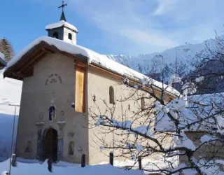 chapel in winter