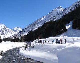 Épéna snowshoe itinerary