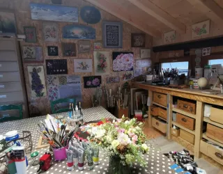 Atelier pictural de Florence REGNAULT