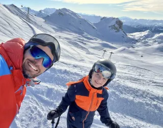 Skiing for children