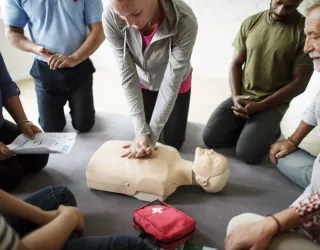 First Aid Training with the EAC_Aime-la-Plagne
