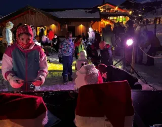 Snow sculpture_Plagne-Montalbert