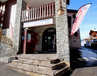 Front of the Les Coches Ski School offices