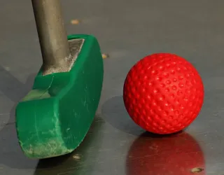 Mini Golf!_Montchavin-les-Coches