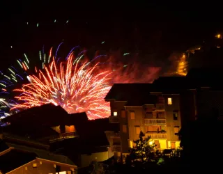 July 14th fireworks!_Montchavin-les-Coches