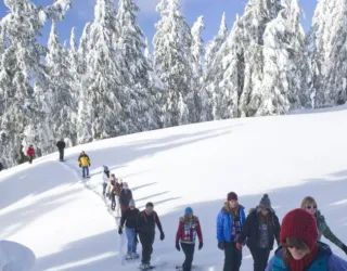 Panoramic snowshoe walk from the cable car_Champagny-en-Vanoise