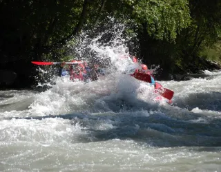 Rafting on the Isère