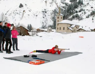 Biathlon shooting