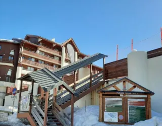 arrêt navette Plagne Soleil