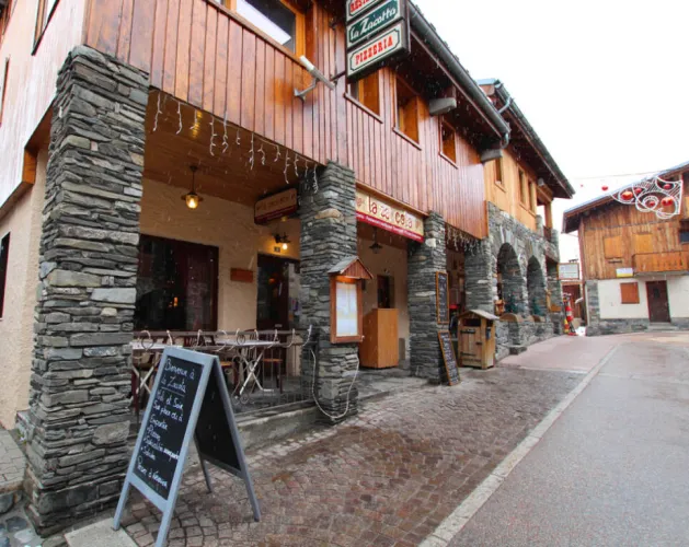 La Zaccota restaurant in Montchavin's pedestrian street