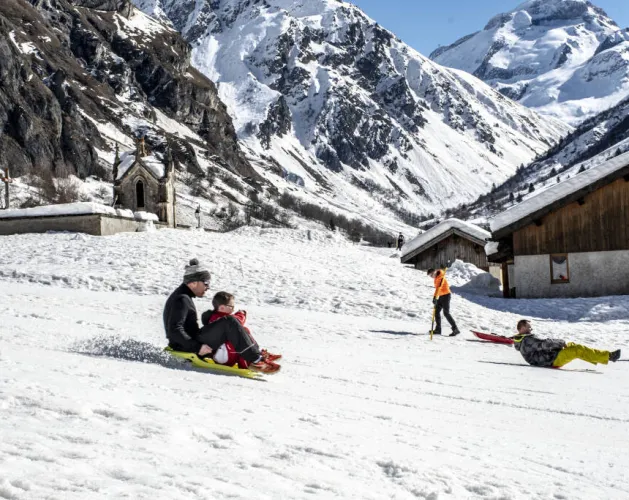 Sledging area - Champagny le Haut