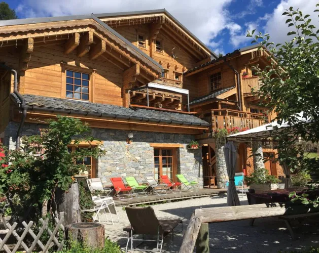 Chalet in summer
