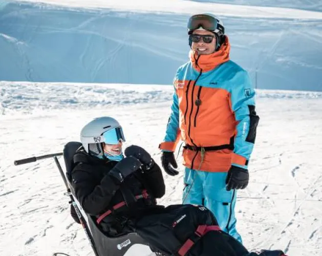 Balade en tandem ski