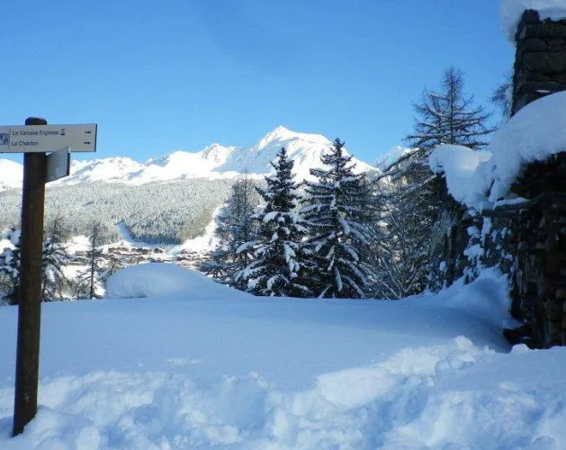 Itinéraire raquette "Vanoise Express/Chanton"
