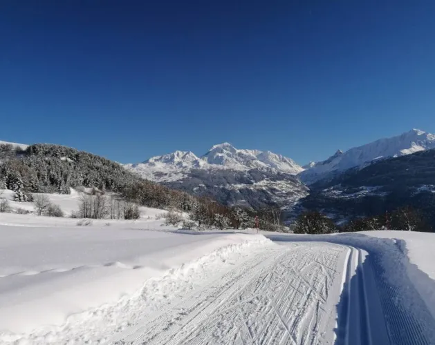 Nordic trails at Les Fours