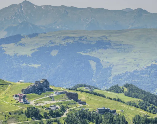 Plagne Aime 2000 trail