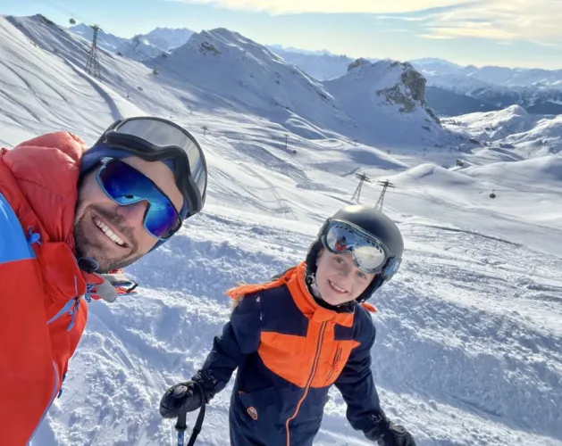 Skiing for children