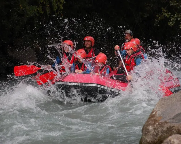 Rafting on the Isère