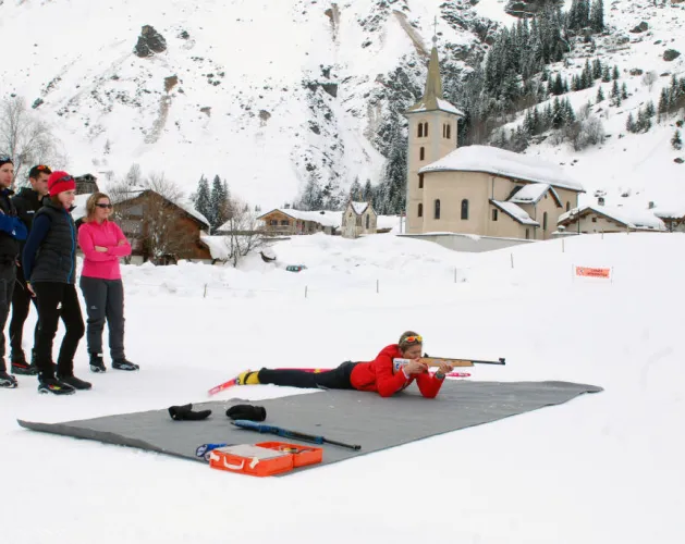 Biathlon shooting