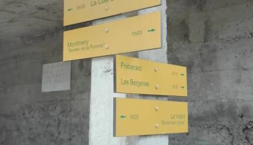 La Pomme trail, La Plagne valley
