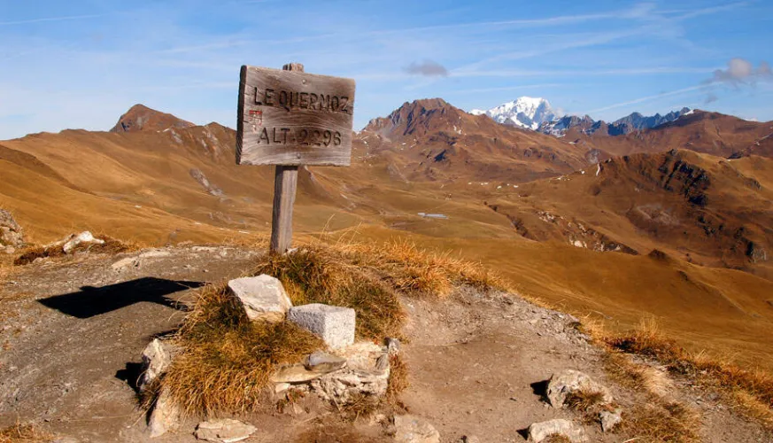 Quermoz, valley of La Plagne