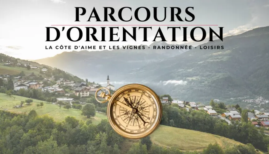 Orienteering course on the Côte d'Aime - hiking