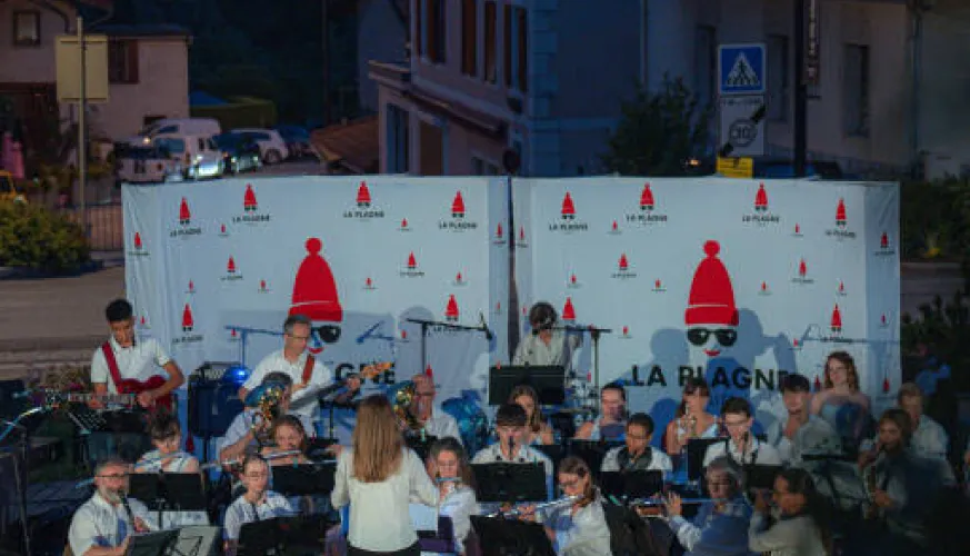 Concert by the Harmonie d'Aime orchestra_Aime-la-Plagne