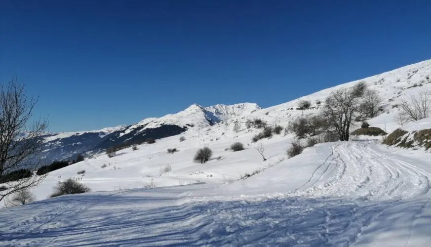 Snowshoe trail – Les Fours circuit_La Plagne Tarentaise