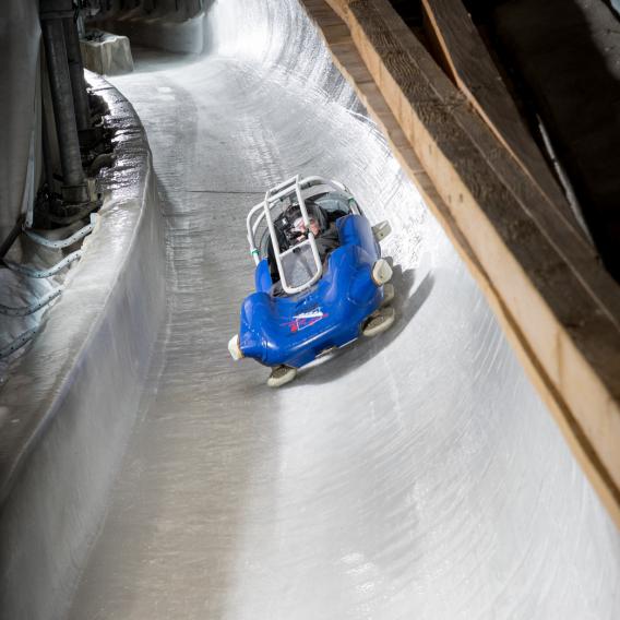 Bobsleigh Track In La Plagne Olympic Track Skeleton Bobsleigh And Sled