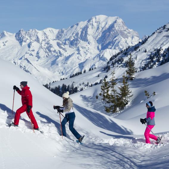 Raquette à La Plagne