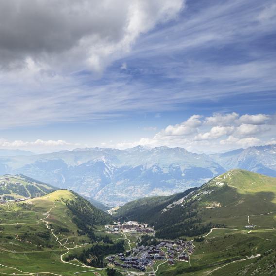 Panorama la Plagne