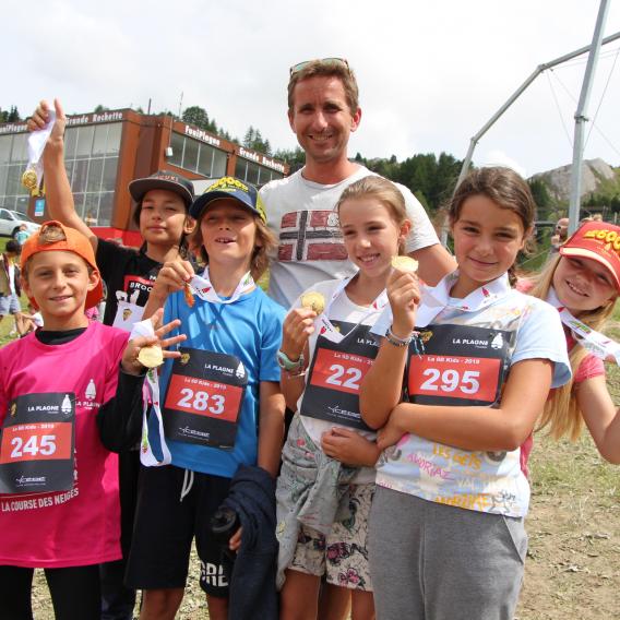 Trail La Plagne 6Dkids enfants