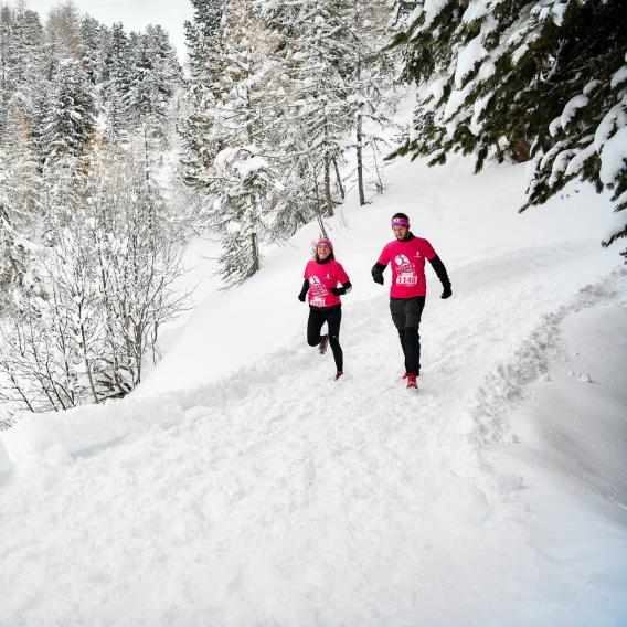 Odysséa la course des neige à La Plagne