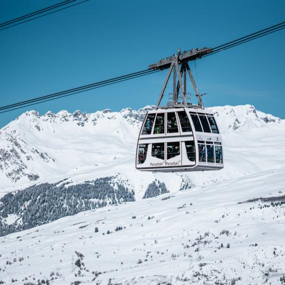 Vanoise Express vue montagne La Plagne Paradiski