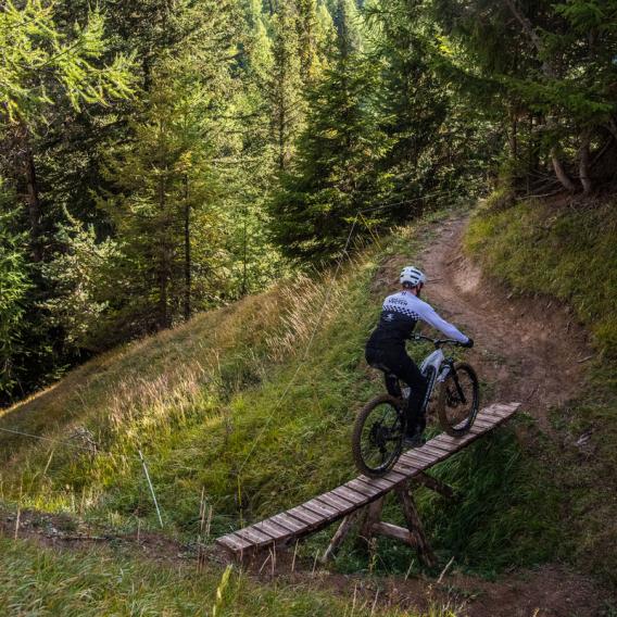 E Mountain biking in La Plagne E MTB trails for bike with