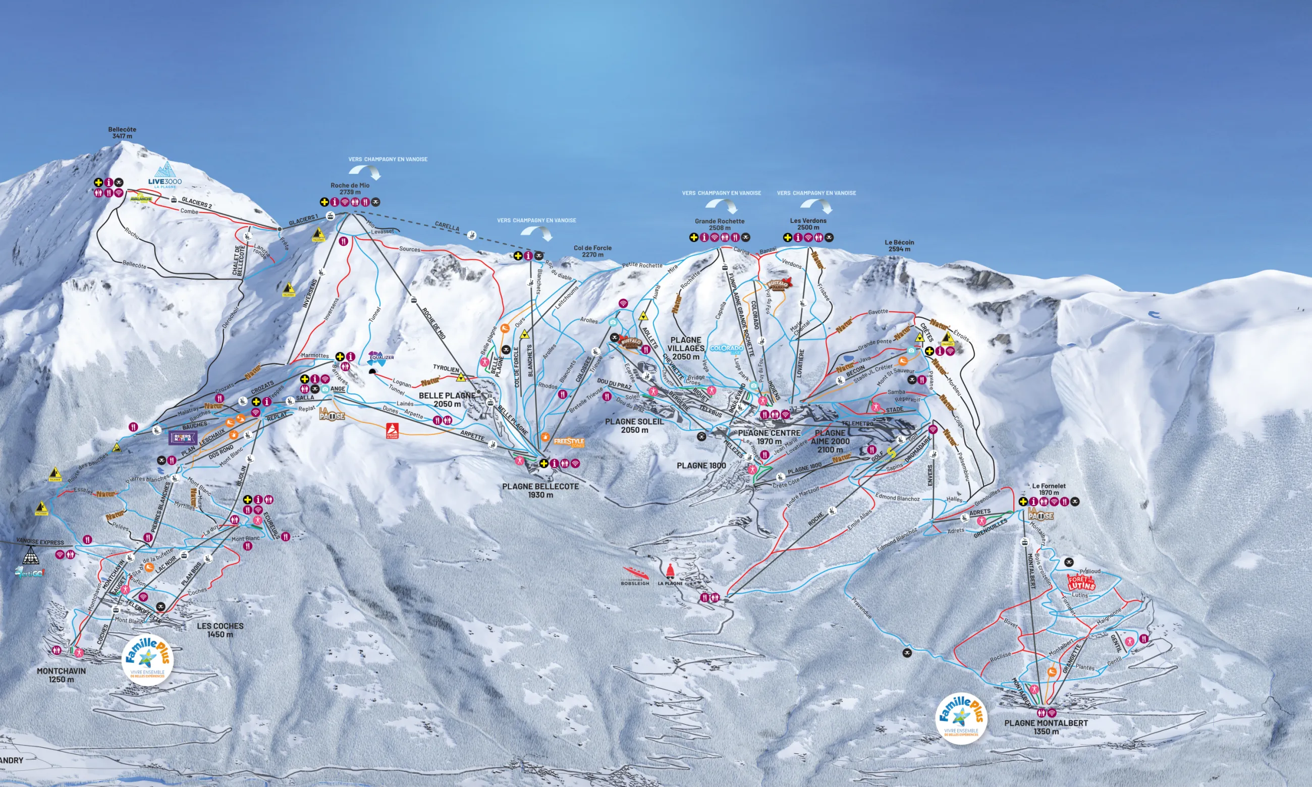 Webcams La plagne