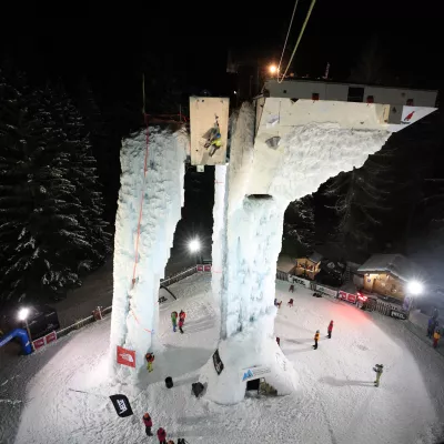 Ice climbing