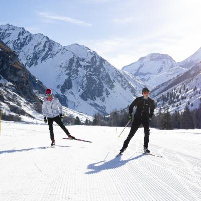 Nordic skiing activities