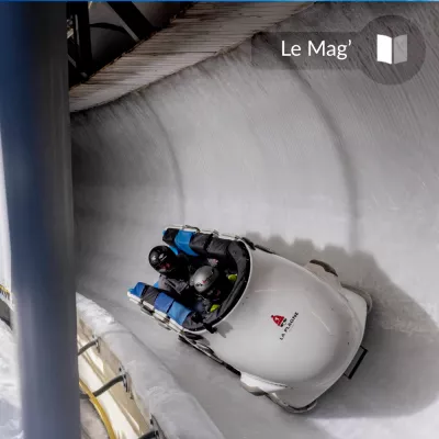 The olympic bobsleigh track