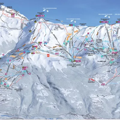 Piste map