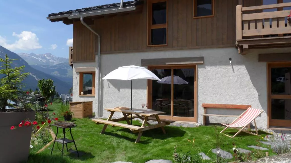 Exterieur chalet bio corti
