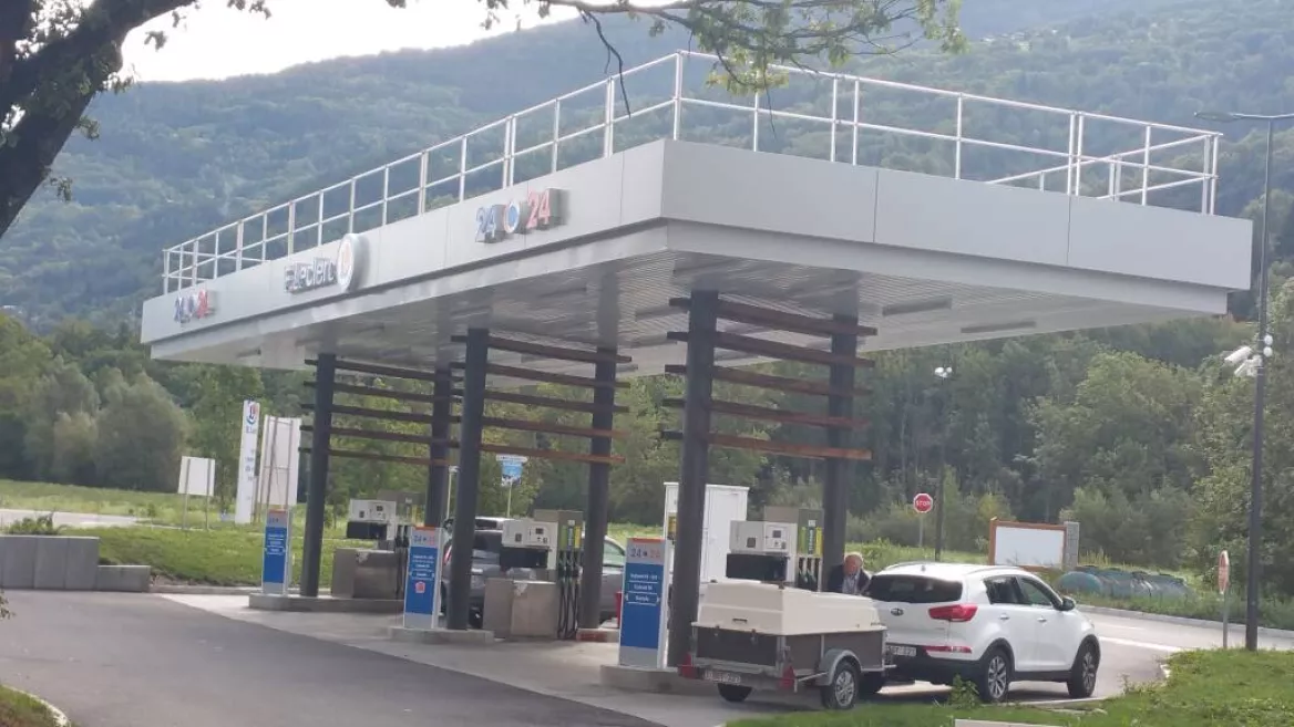 E.Leclerc petrol station Aime la Plagne