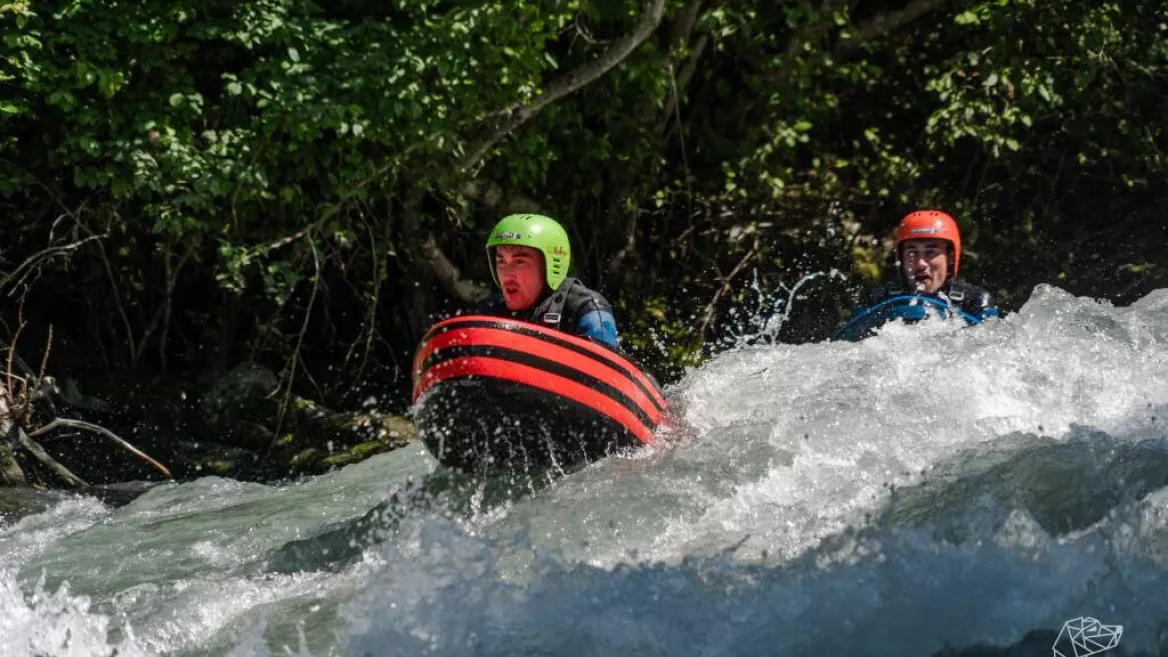Hydrospeed sur l'Isère