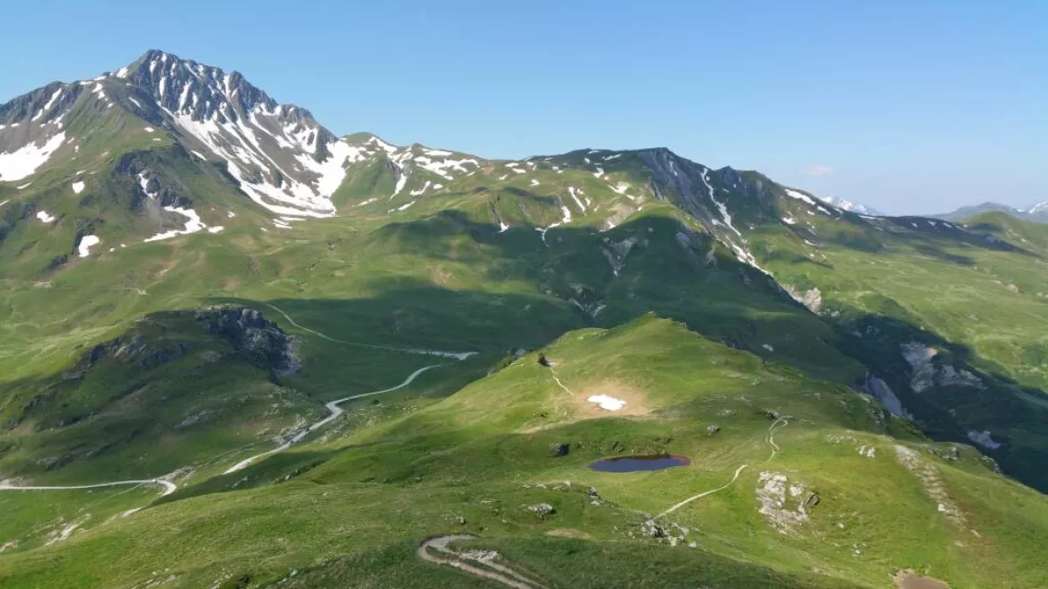 Col du Cormet d'Arêche, La Plagne valley