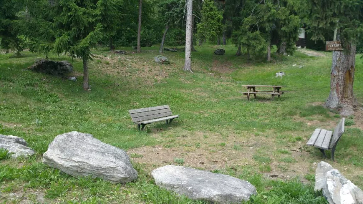 La Glière footpath, valley of La Plagne