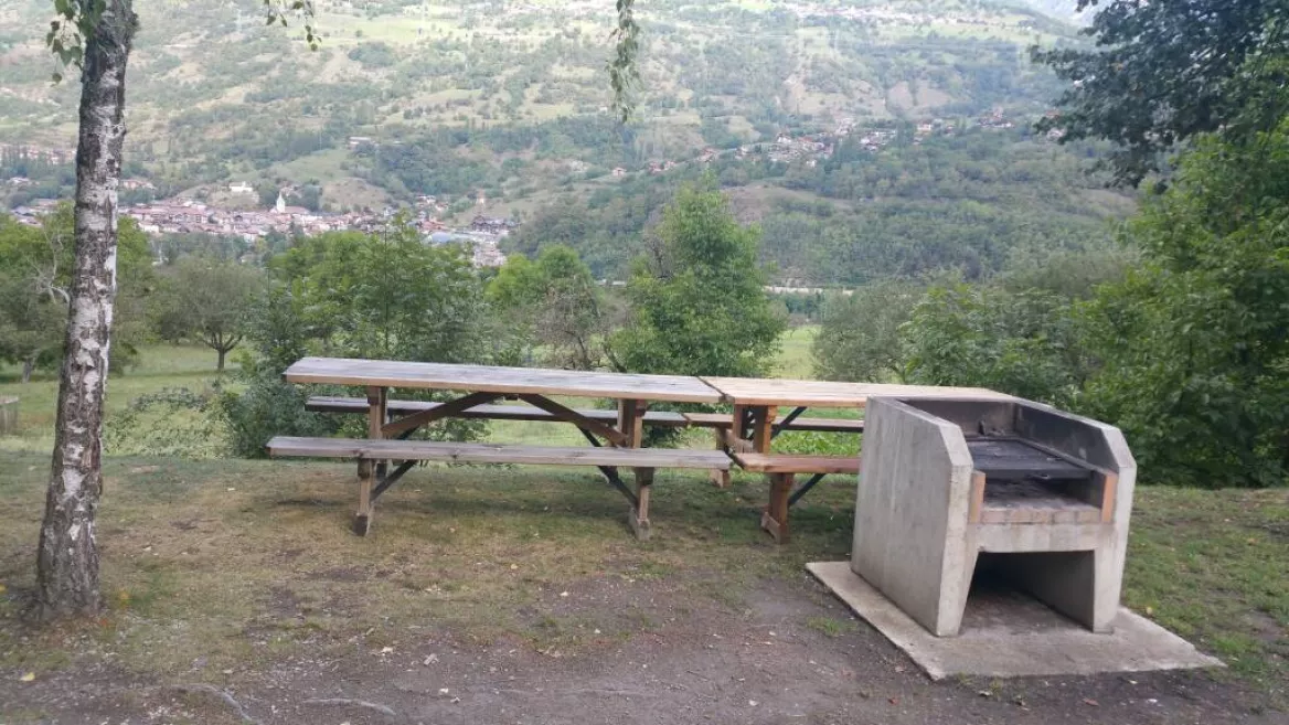 Picnic area  - Macot, valley of La Plagne