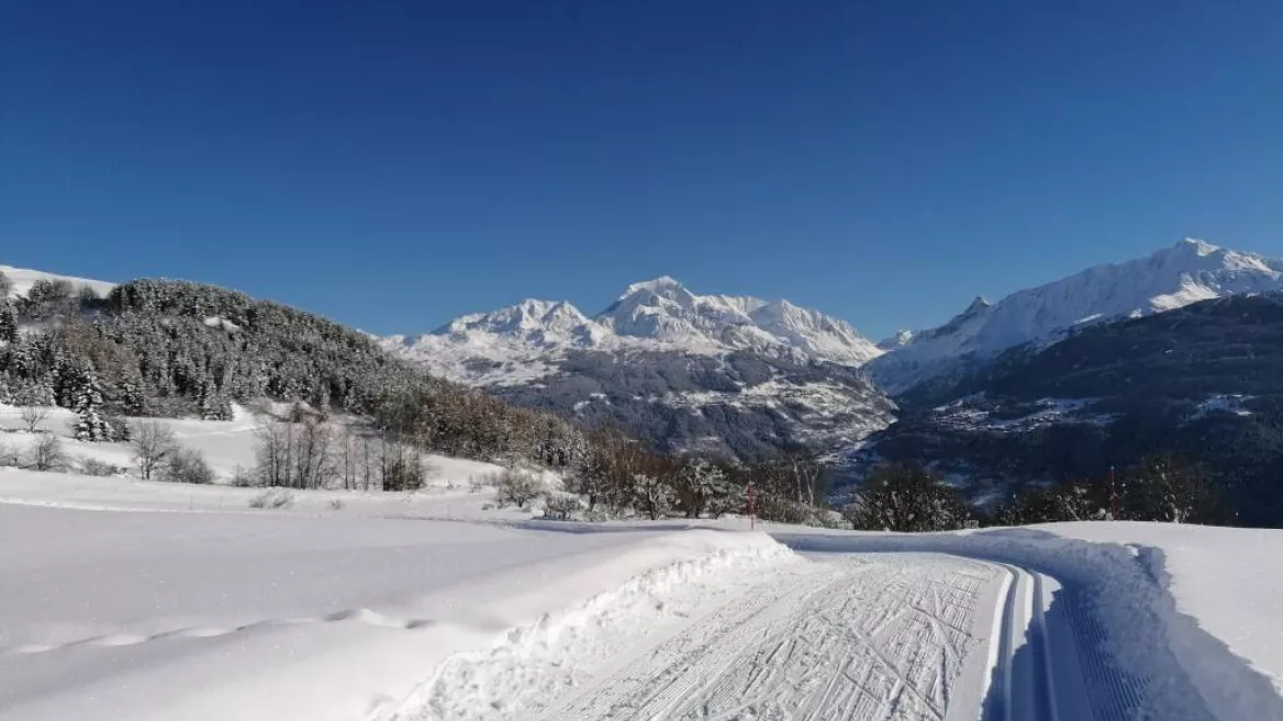 Nordic trails at Les Fours