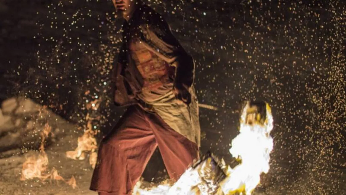 Fire show_Champagny-en-Vanoise