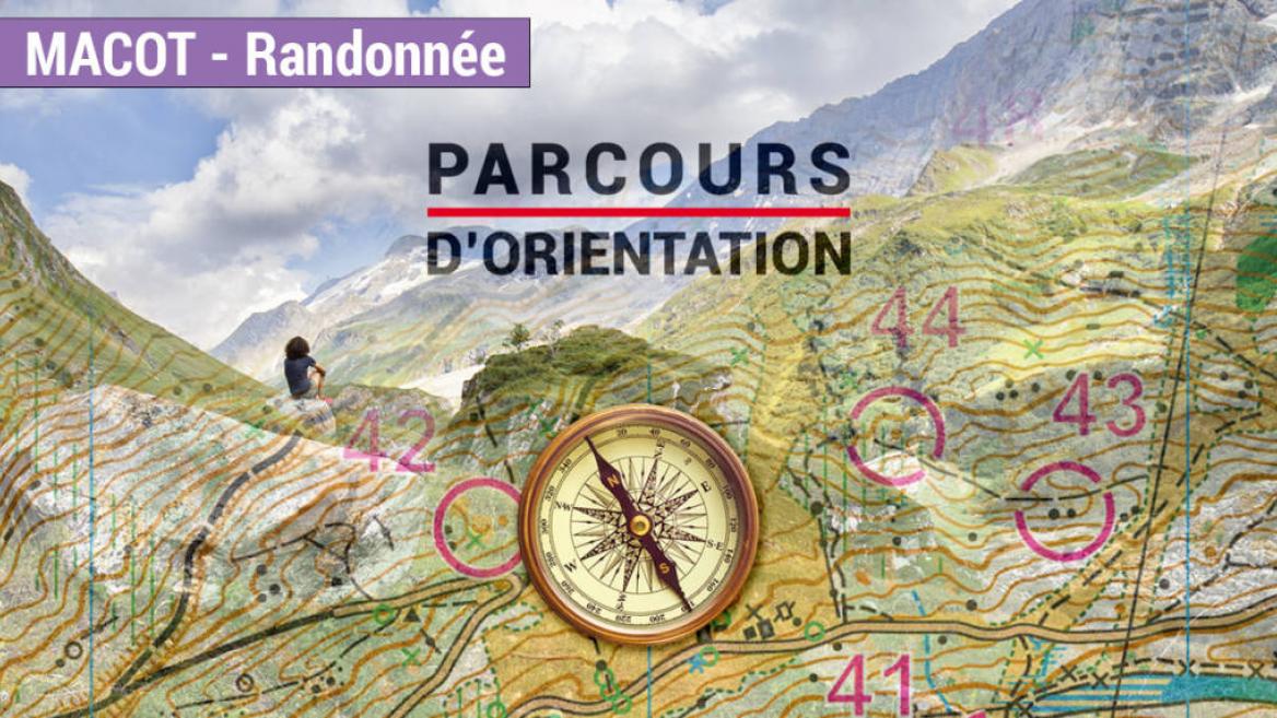 Parcours d'orientation randonnée et sportif sur Macot - parcours rouge Parcours d'orientation randonnée et sportif sur Macot - parcours rouge