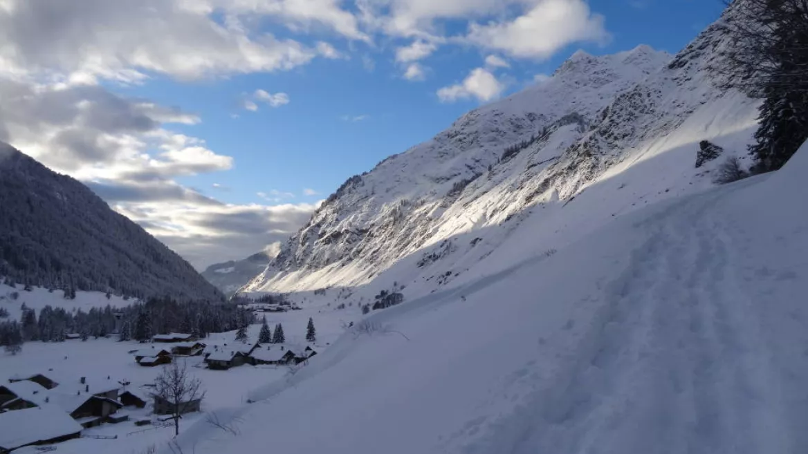 Les Teppes winter itinerary